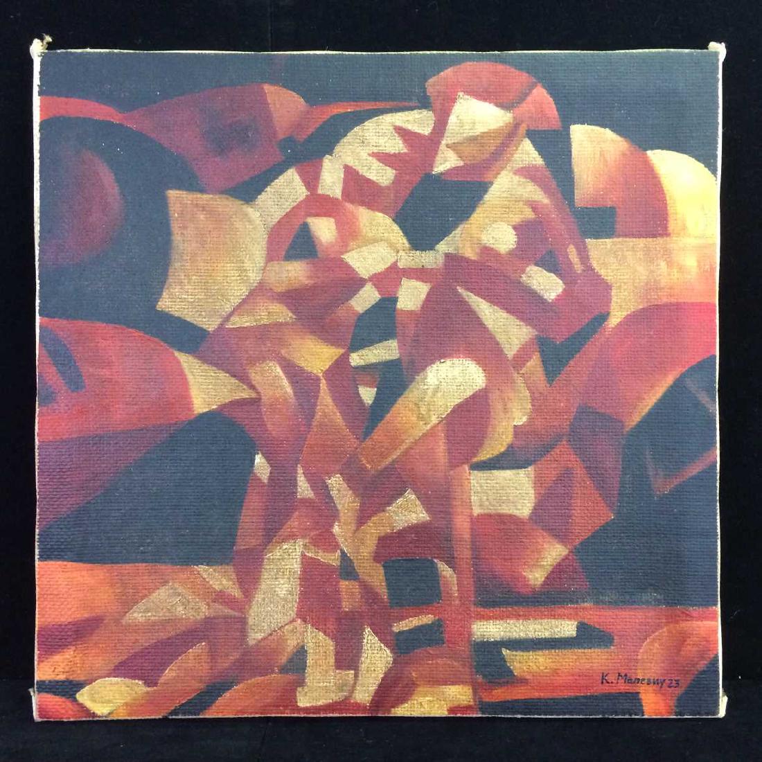 Original Oil on Canvas Signed 'K. Malevich' (1 of 5)