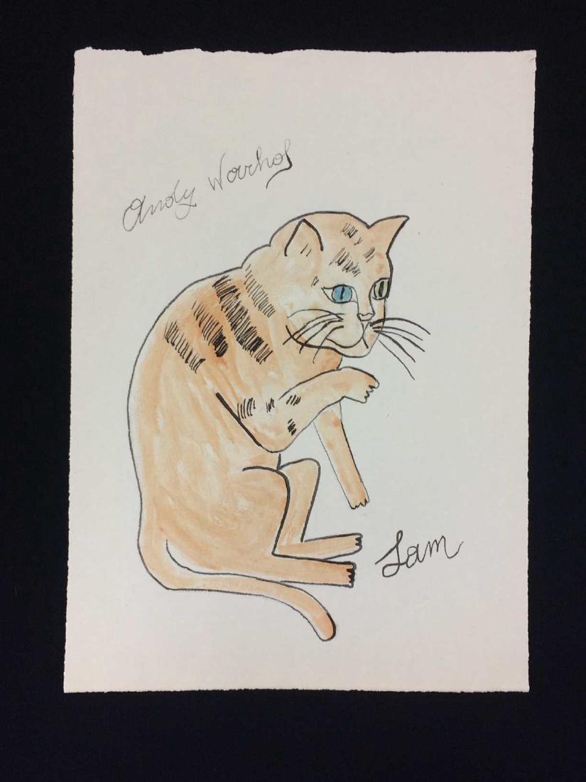 Original Ink and Watercolor on Paper signed 'Andy (1 of 5)