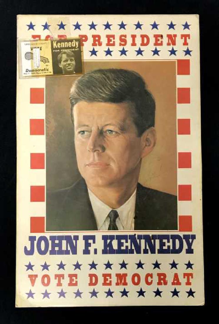 Original Kennedy Political Poster (c. 1959) signed (1 of 11)