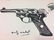 Original Ink on Paper Drawing Signed 'Andy Warhol' -- - 2