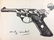Original Ink Drawing on Paper Signed ''Andy Warhol'' -- - 2