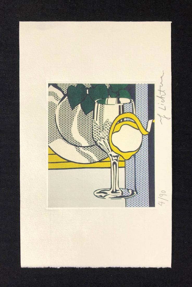 Roy Lichtenstein (American, 1923 - 1997) Hand Signed (1 of 4)