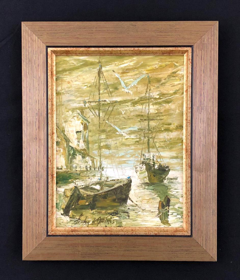 Lesver De Quiros (Cuban, 1928-1997) -- Hand Painting (1 of 8)