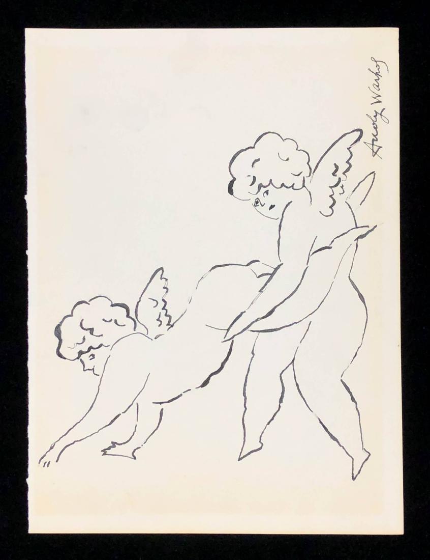 Andy Warhol (American, 1928-1987) -- Hand Drawing (1 of 6)