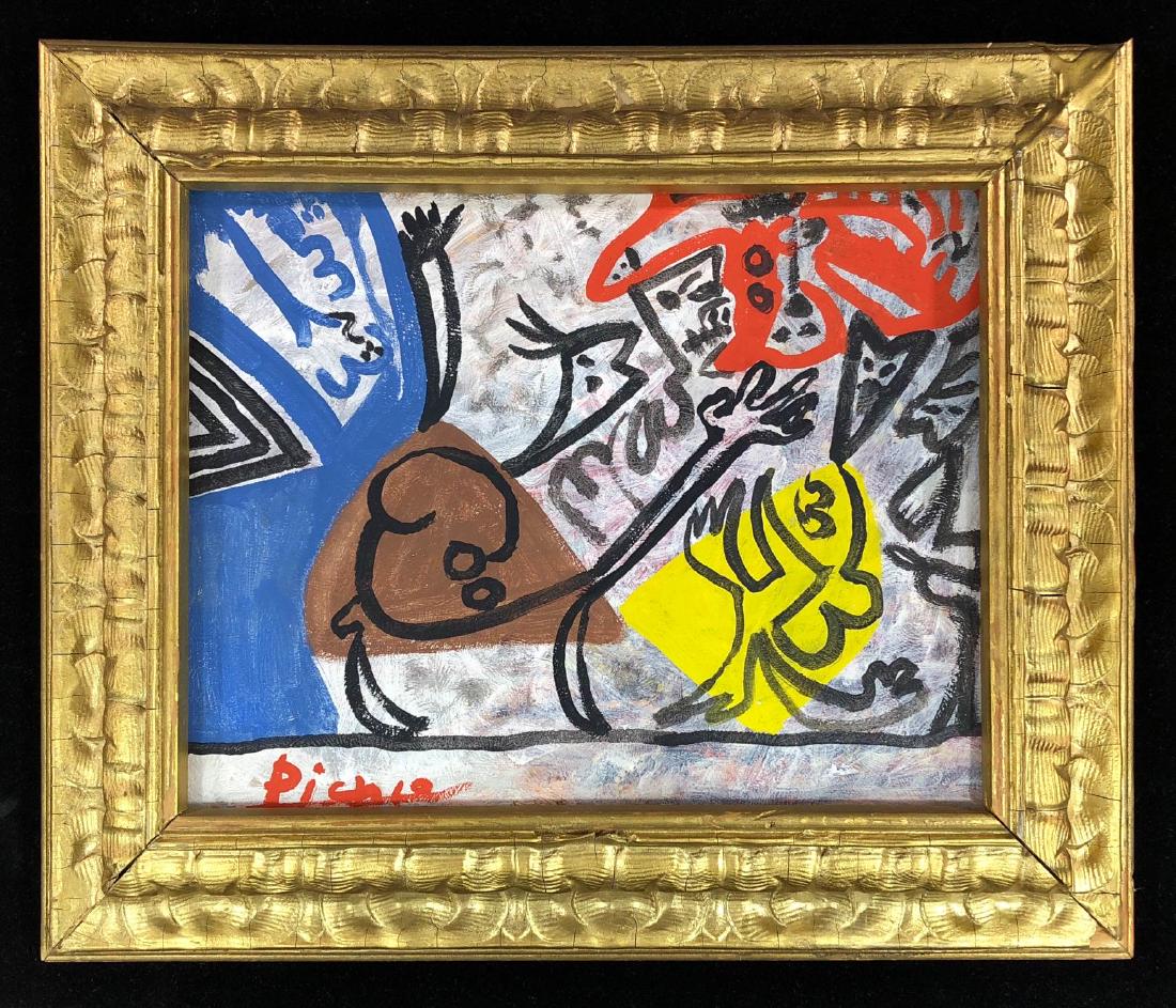 Pablo Picasso (Spanish, 1881-1973) - Hand Painted and (1 of 6)