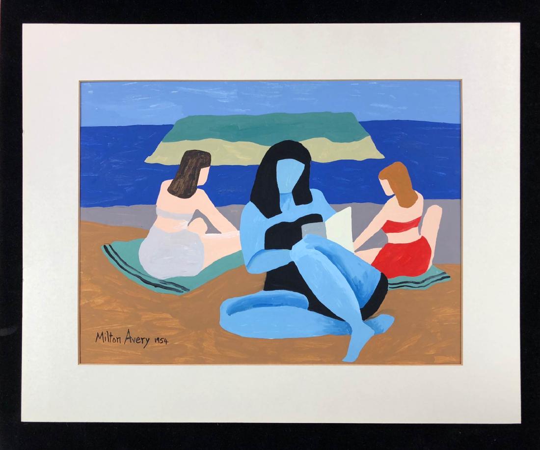 Milton Avery (American, 1885-1965) -- Hand-Painted Oil (1 of 5)