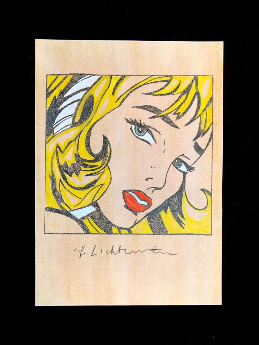 Roy Lichtenstein (American, 1923 - 1997) -- Hand Drawn (1 of 4)