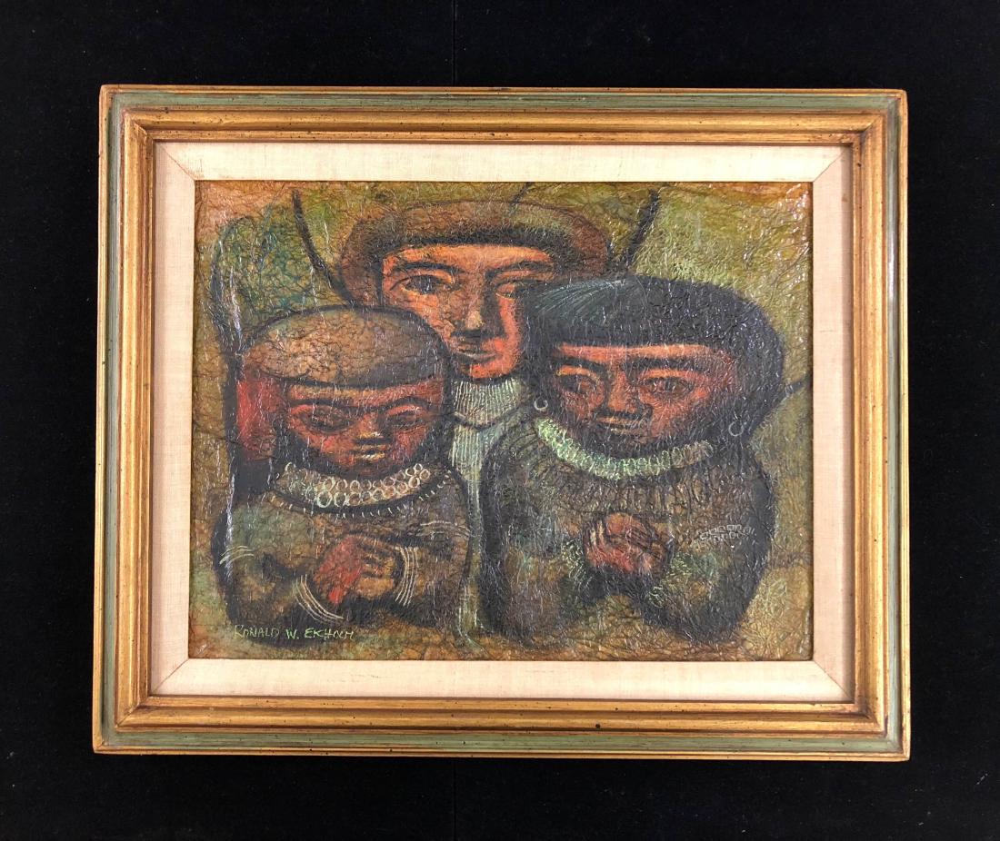 Ronald W Ekholm (American, b. 1942) Hand Painted Oil on (1 of 7)