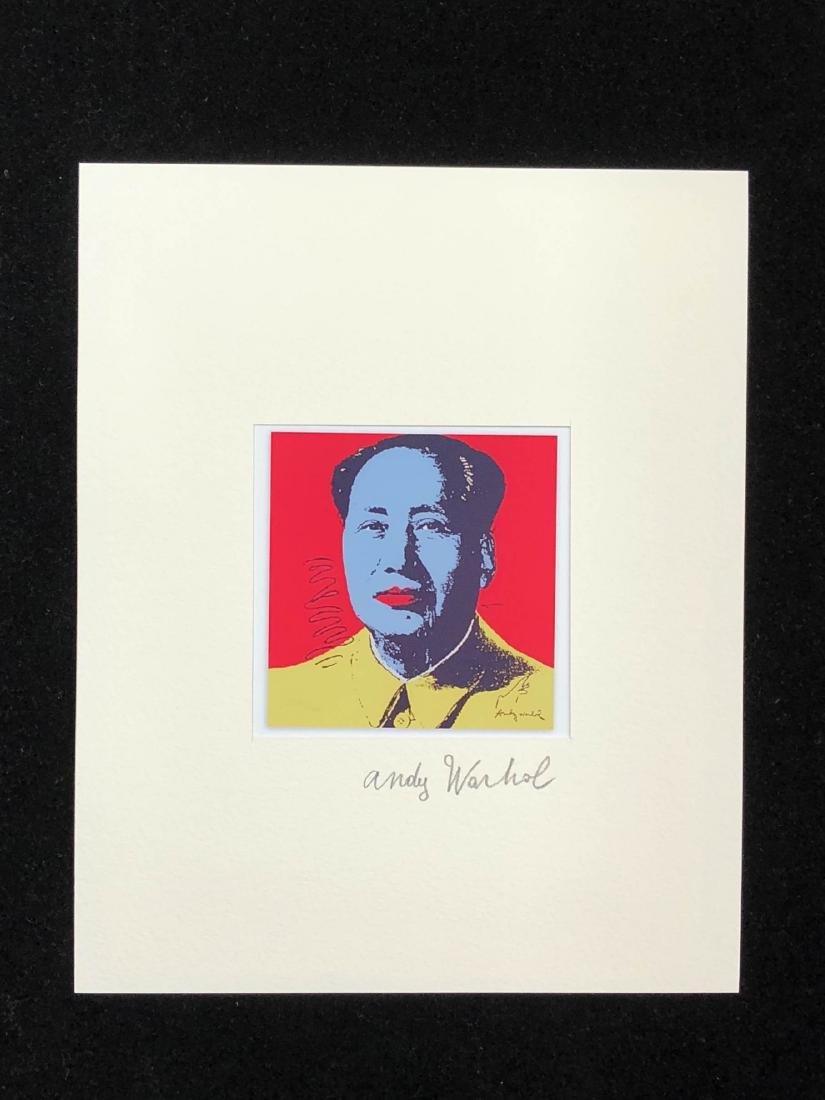 Andy Warhol (American, 1928 - 1987) -- Hand Signed Fine (1 of 4)