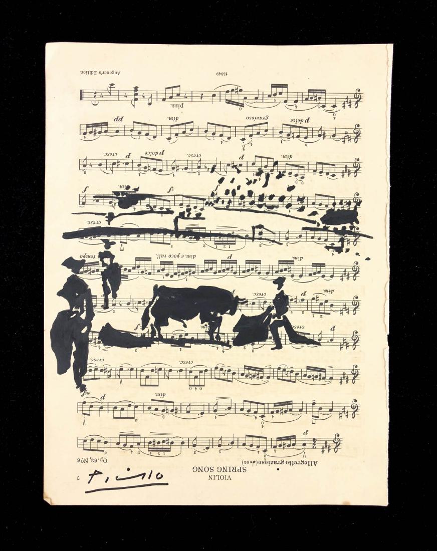 Pablo Picasso (Spanish, 1881-1973) -- Hand-Signed (1 of 5)