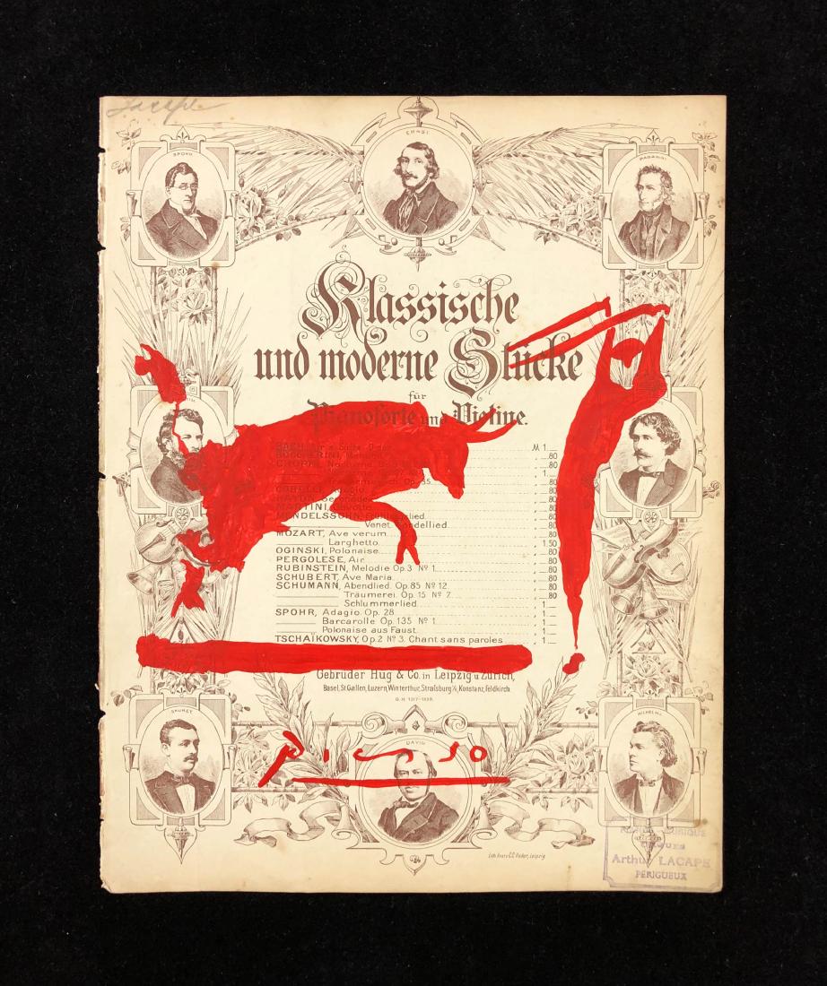 Pablo Picasso (Spanish, 1881-1973) -- Hand Signed (1 of 4)