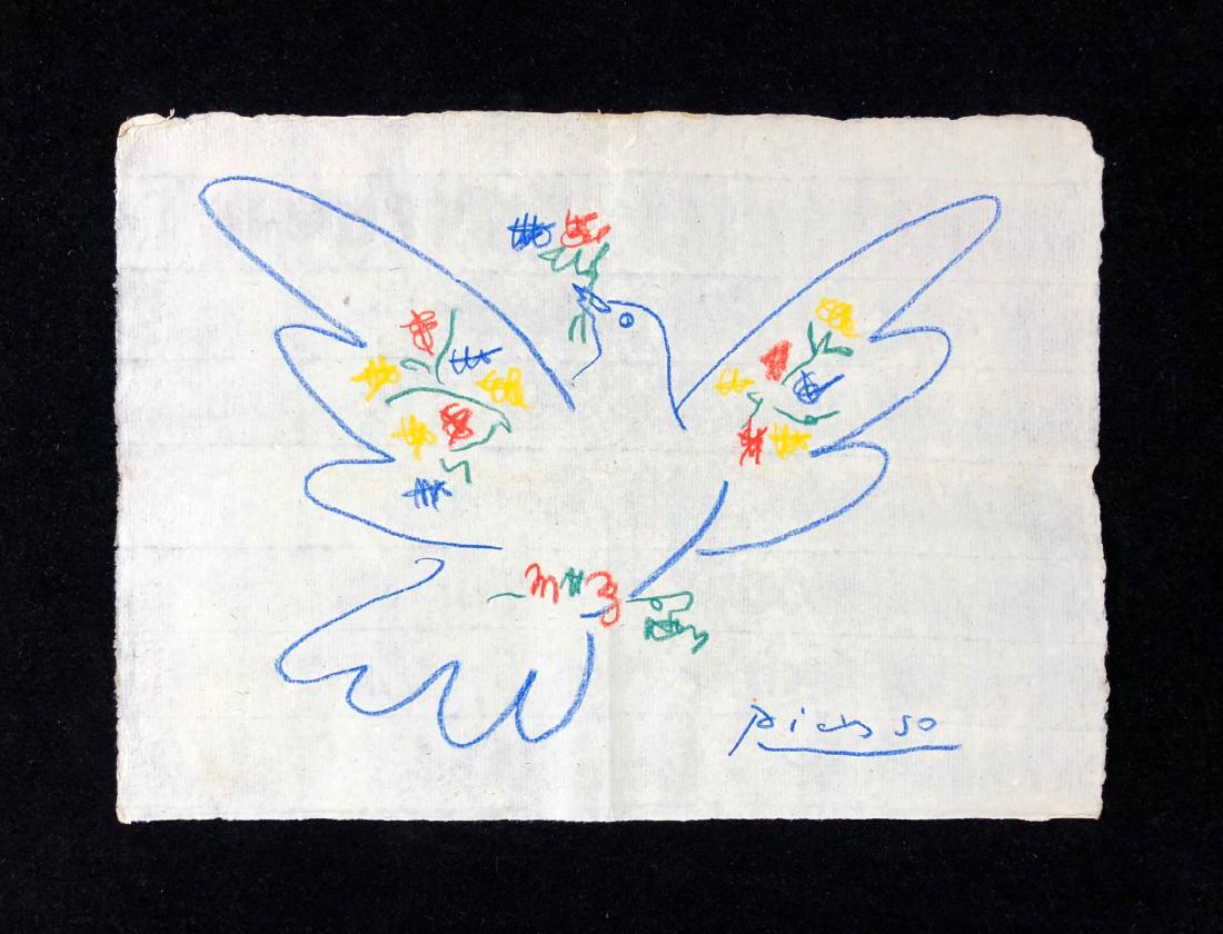 Pablo Picasso (Spanish, 1881-1973) -- Hand Drawn and (1 of 5)