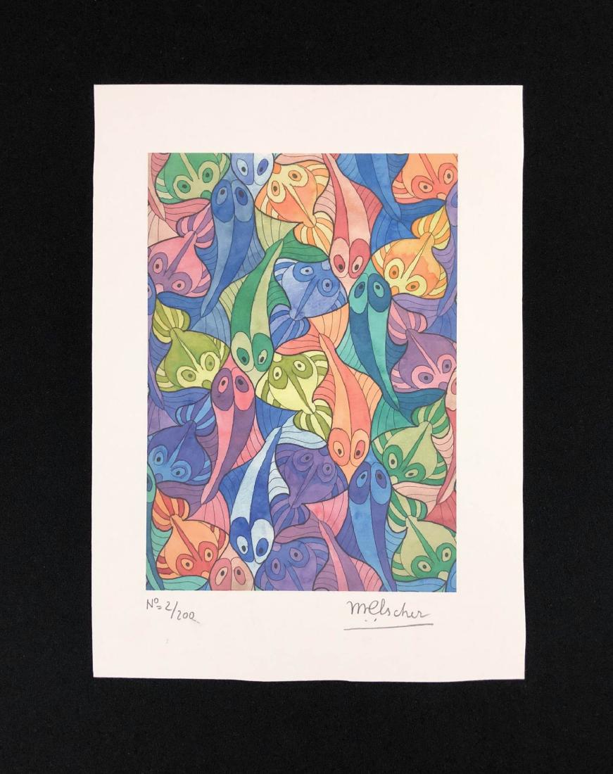 M.C. Escher (Dutch, 1898-1972) -- Hand Signed  Op Art (1 of 6)