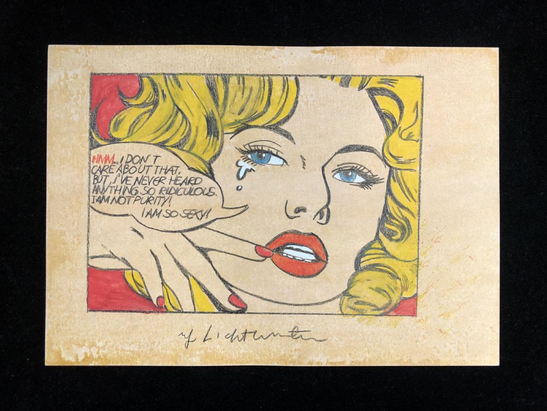Roy Lichtenstein (American, 1923 -1997) -- Hand Drawn (1 of 3)