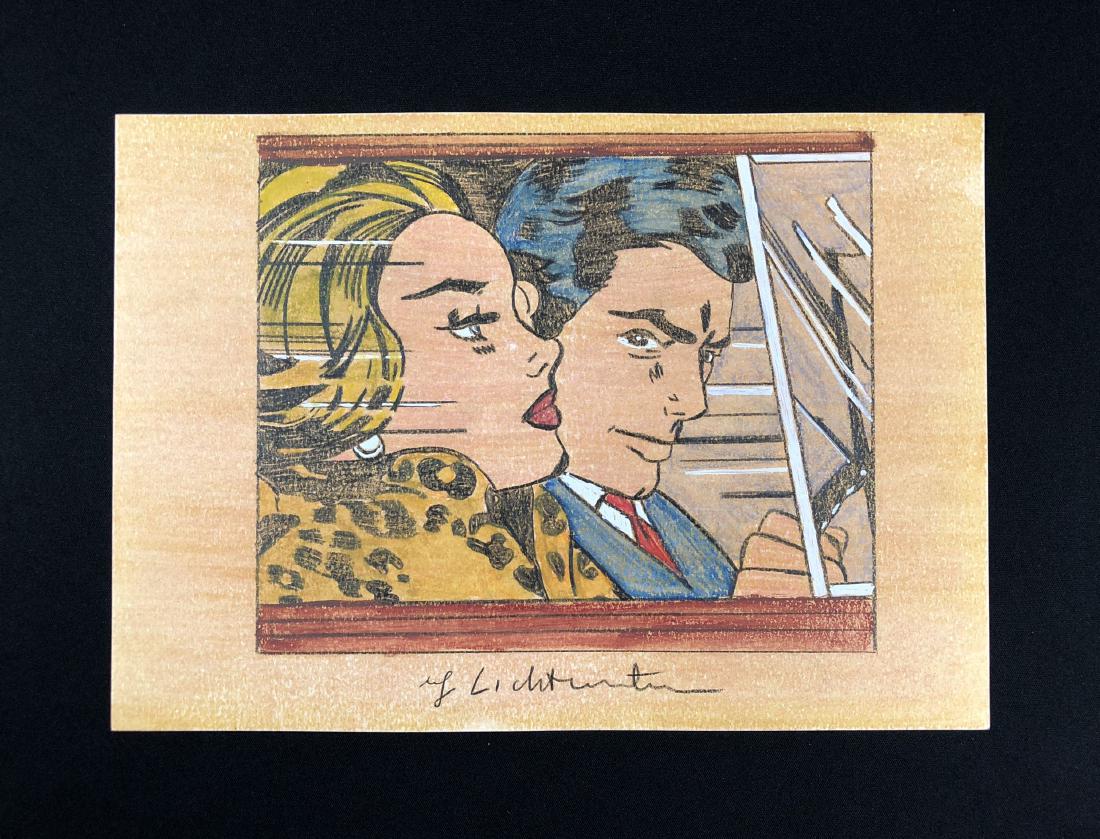 Roy Lichtenstein (American, 1923 -1997) -- Hand Painted (1 of 3)