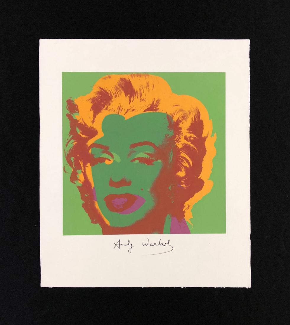 Andy Warhol (American, 1928 -1987) -- Hand Signed Fine (1 of 4)