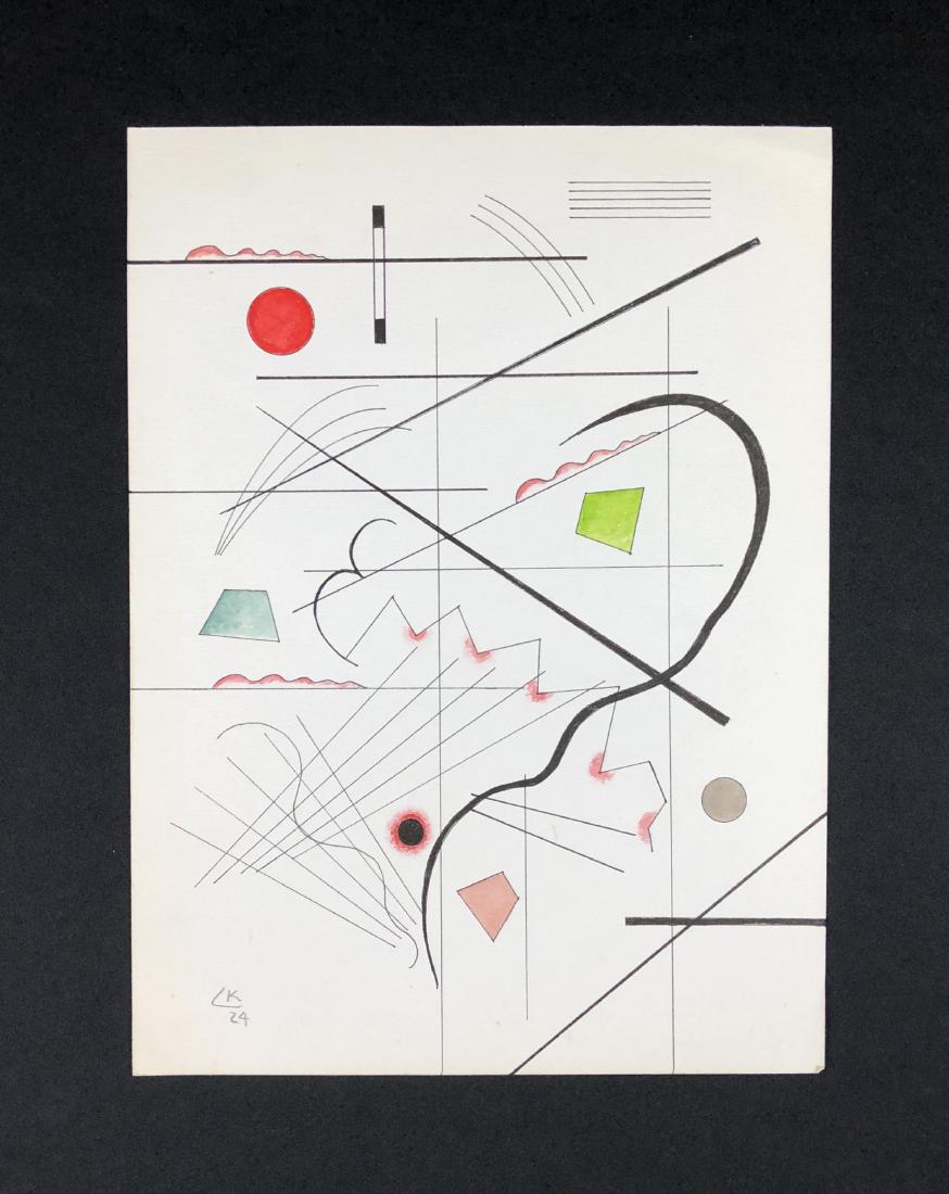 Wassily Kandinsky (Russian, 1866 -1944) - Hand Painted (1 of 4)