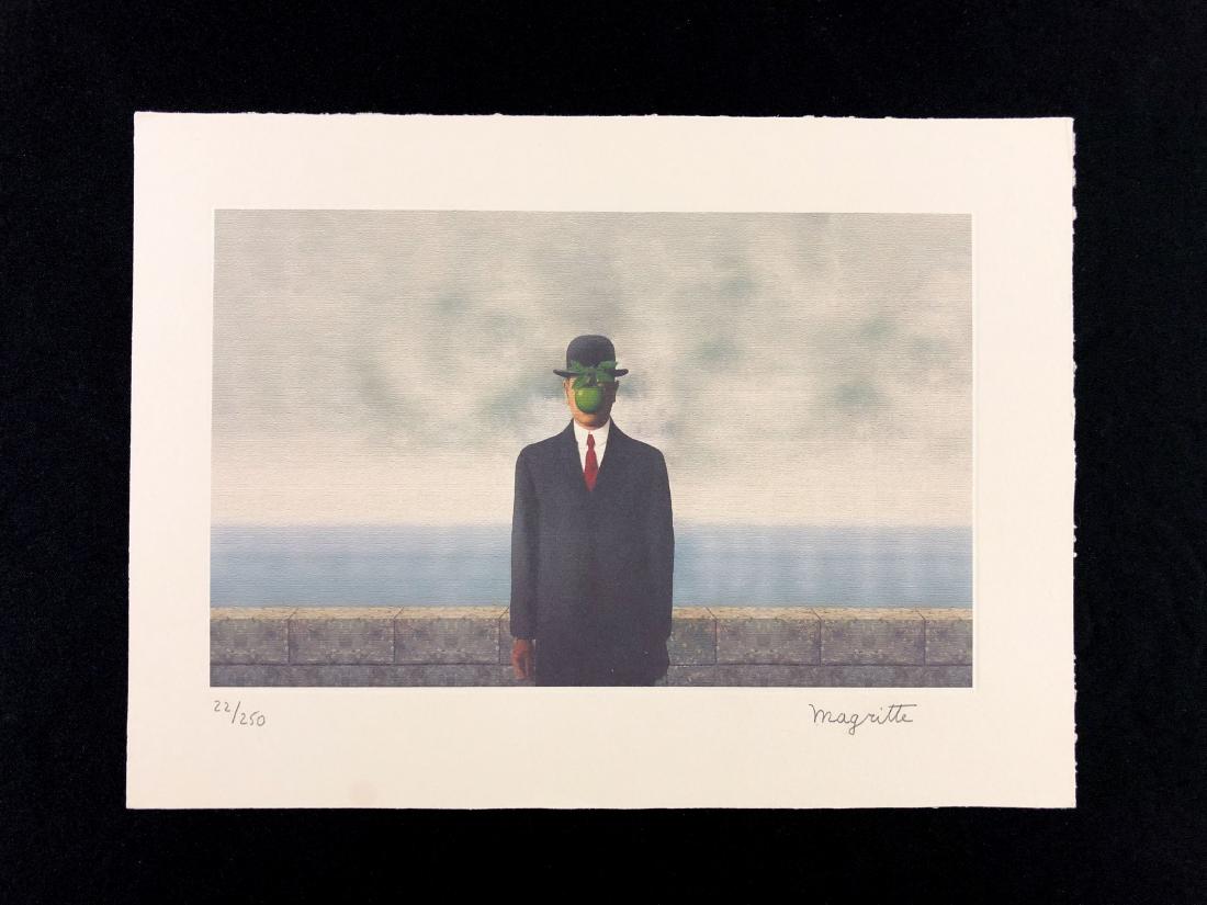 Rene Magritte (French, 1898 -1967) -- Hand Signed Fine (1 of 4)