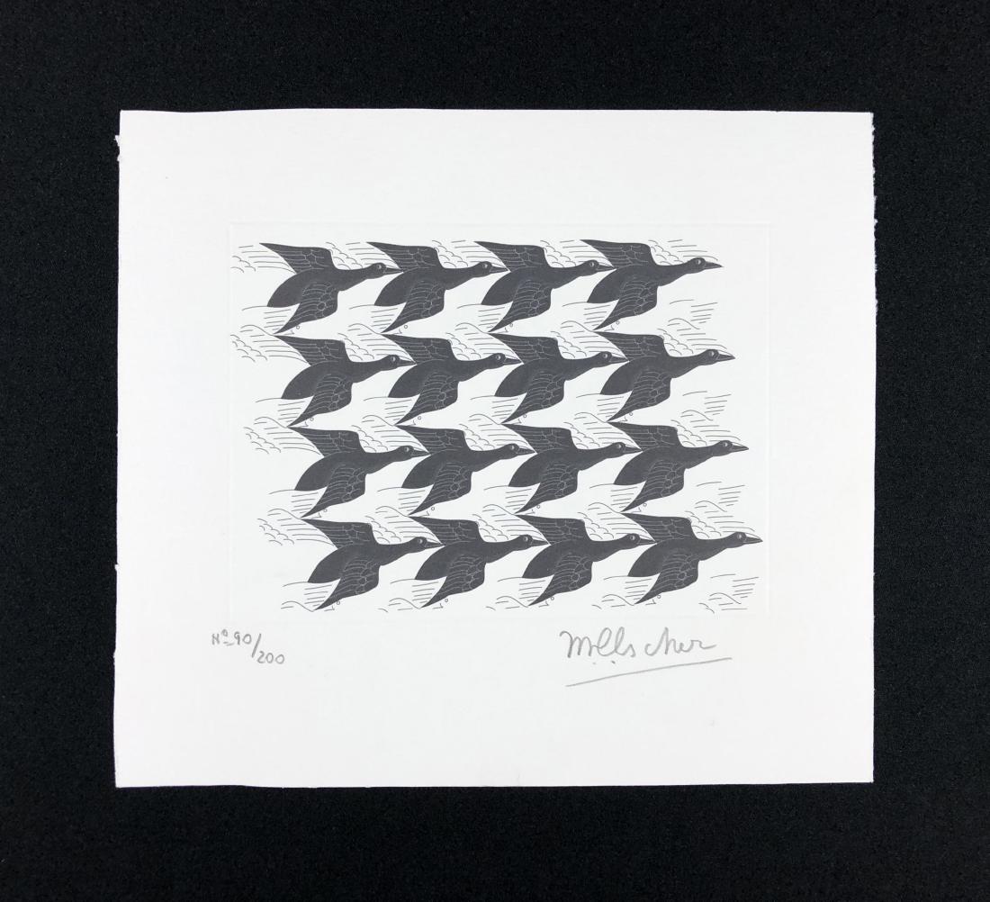M.C. Escher (Dutch, 1898 -1972) -- Hand Signed Op Art (1 of 5)