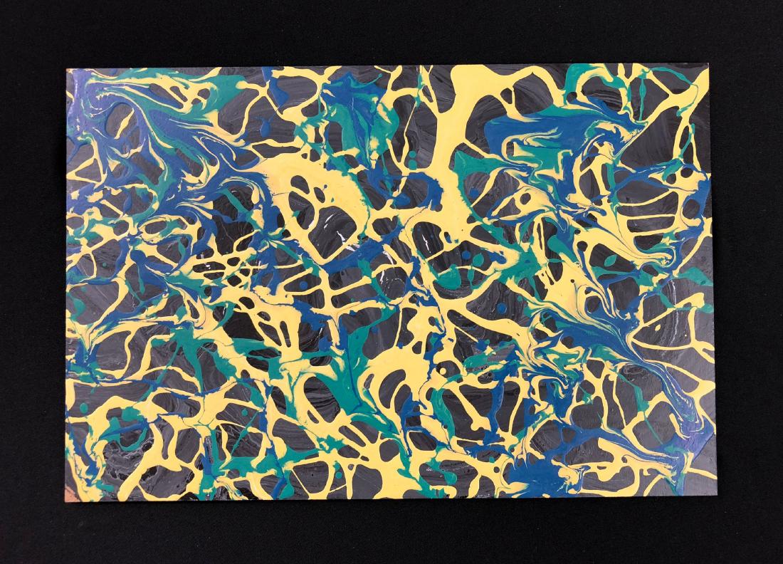 Jackson Pollock (American, 1912 -1956) -- Hand Painted (1 of 3)