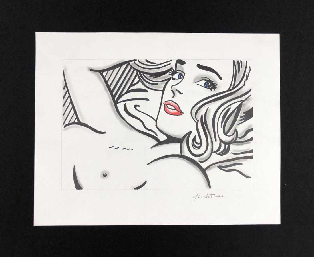 Roy Lichtenstein (American, 1923 - 1997) -- Hand Drawn (1 of 4)