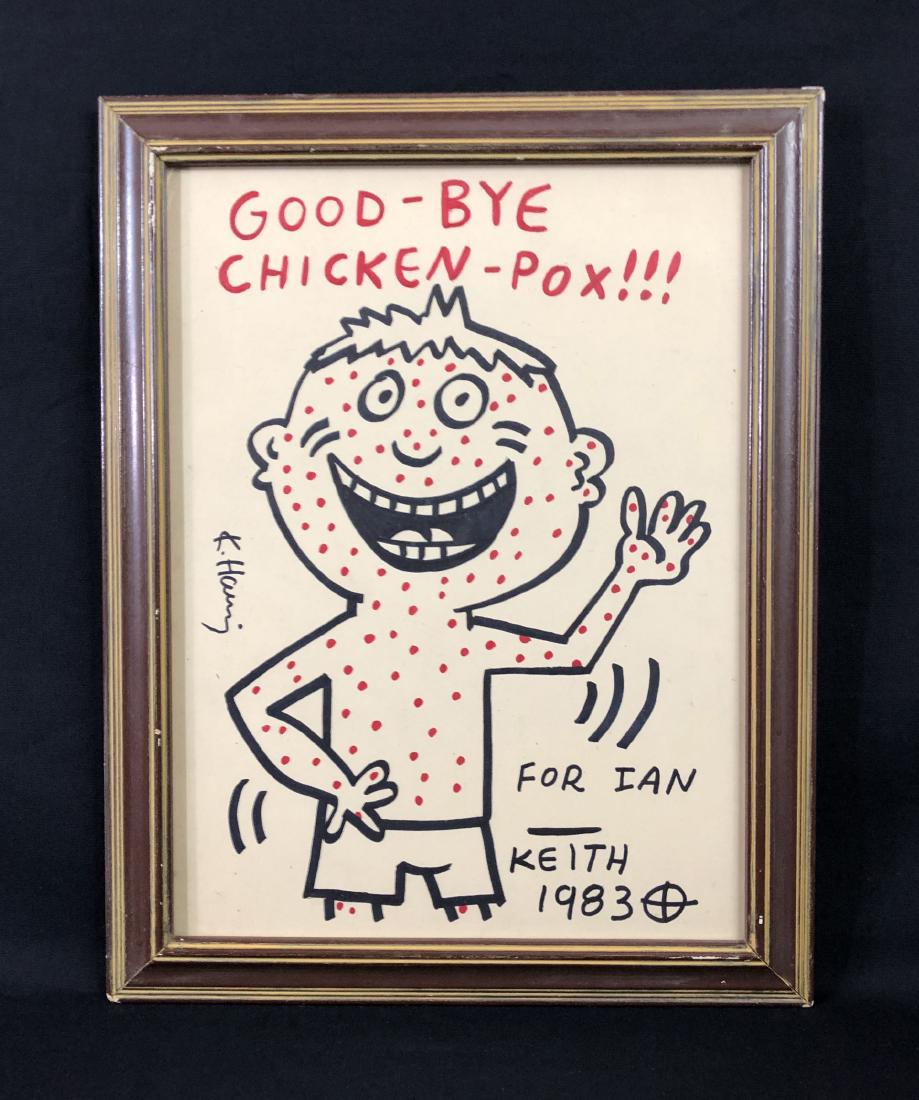 Keith Haring (American, 1958-1990) -- Hand Drawn Mixed (1 of 9)