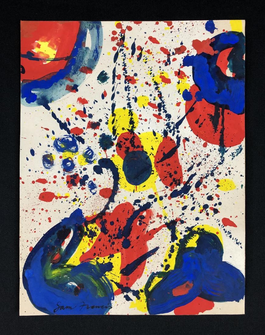Sam Francis (American, 1923-1994) -- Hand Painted (1 of 6)