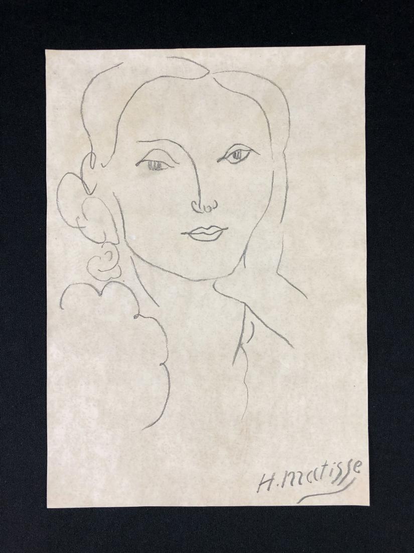 Henri Matisse (French, 1869-1954) -- Graphite on Paper (1 of 4)