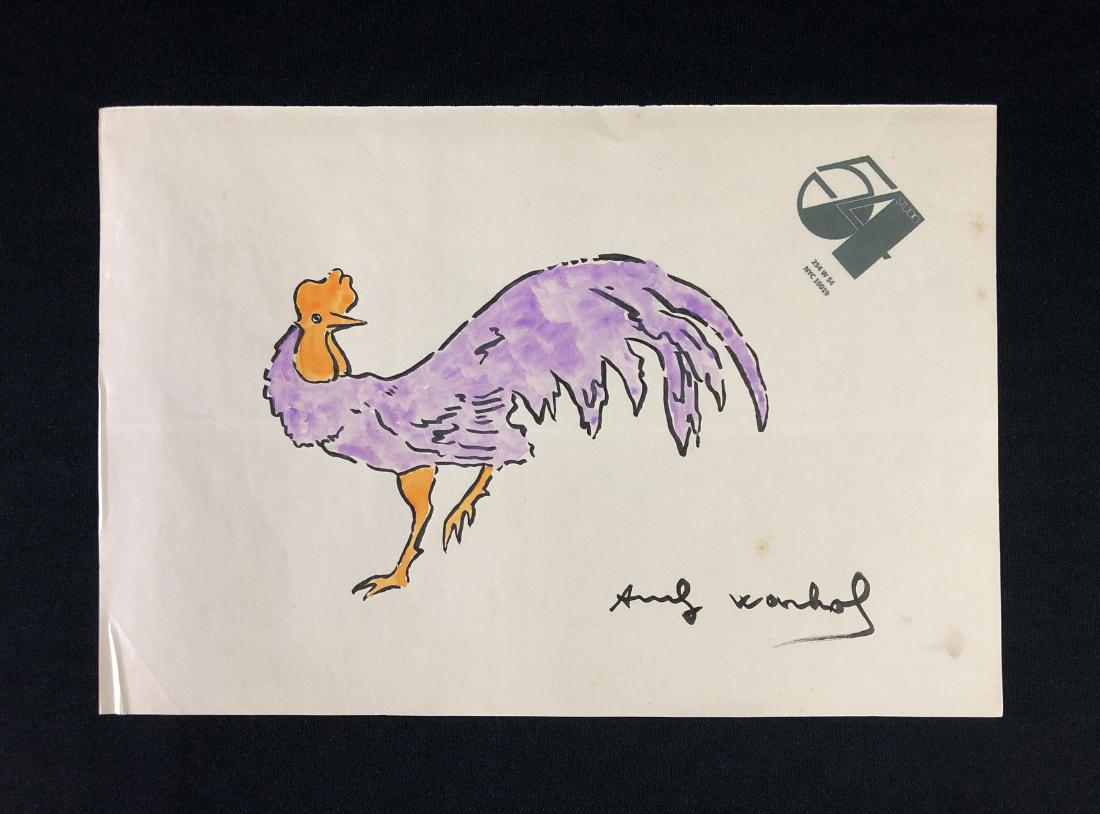 Andy Warhol (American, 1928-1987) -- Hand Drawn Mixed (1 of 4)