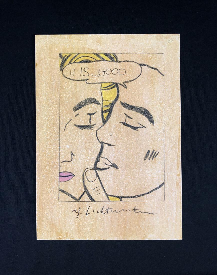 Roy Lichtenstein (American, 1923-1997) -- Hand Drawn (1 of 3)