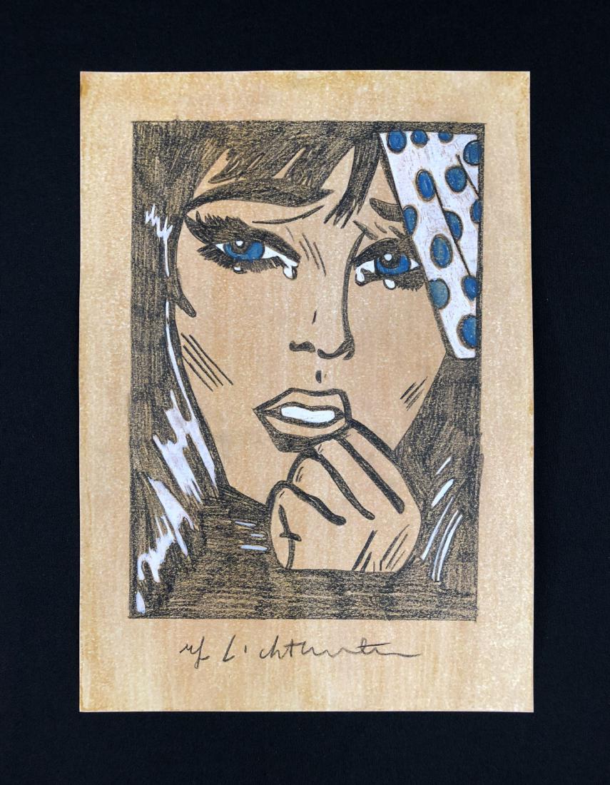 Roy Lichtenstein (American, 1923-1997) -- Hand Drawn (1 of 3)