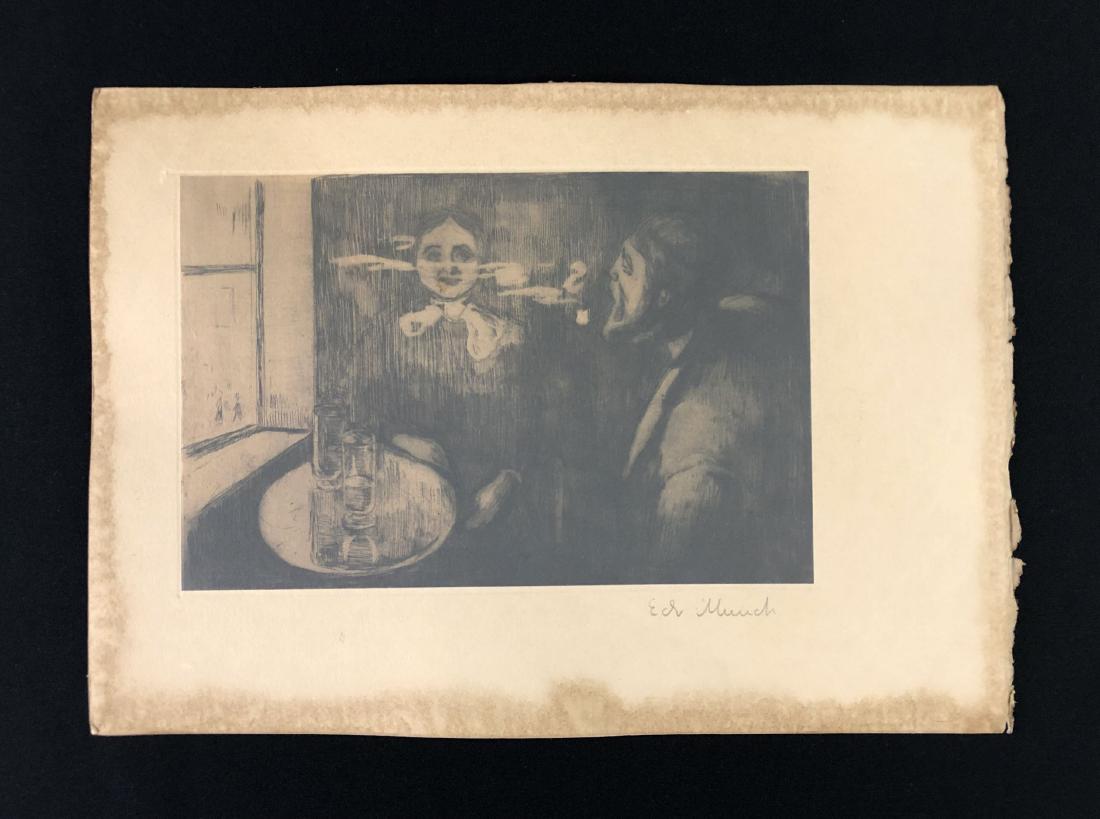 Edvard Munch (Norwegian, 1863-1944) -- Hand Signed Fine (1 of 5)