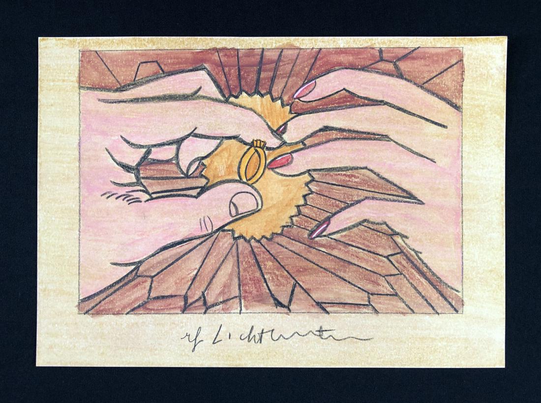 Roy Lichtenstein (American, 1923-1997) -- Hand Drawn (1 of 3)