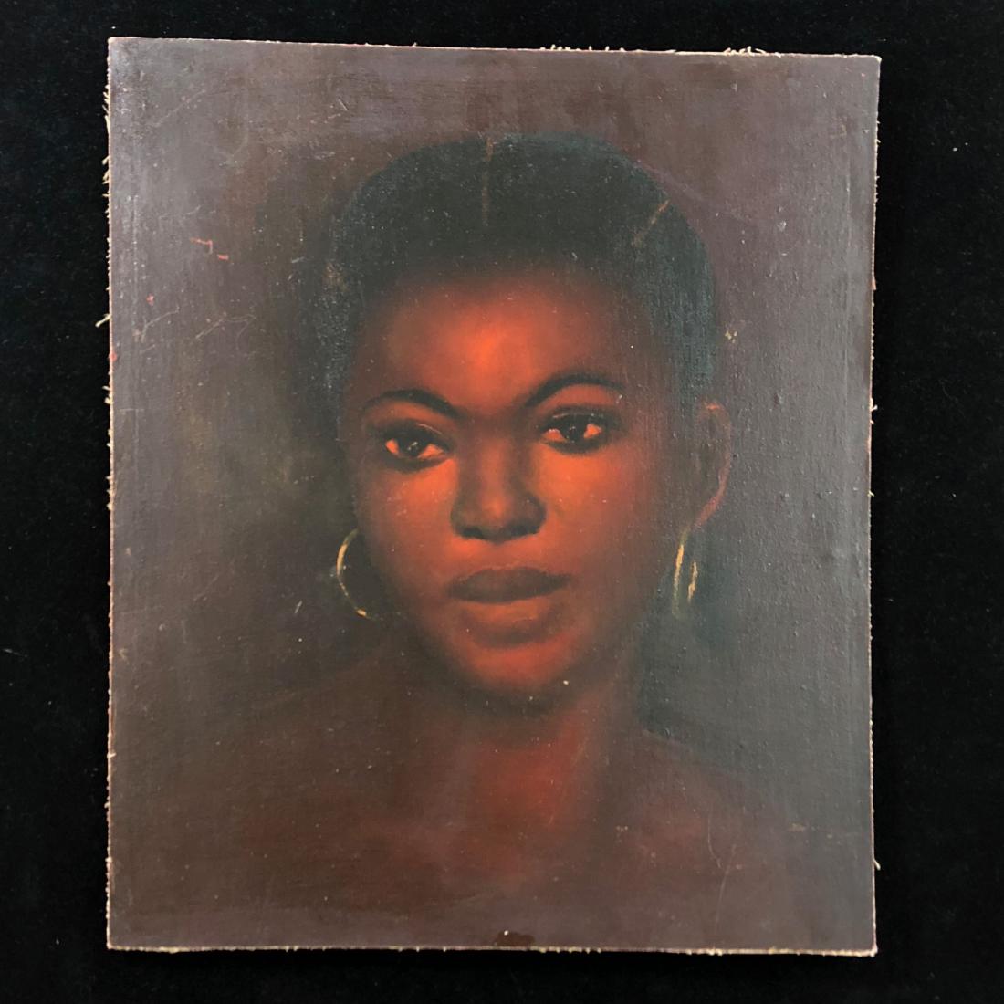 Ben Enwonwu (Nigerian, 1917-1994) -- Hand Painted Oil (1 of 3)