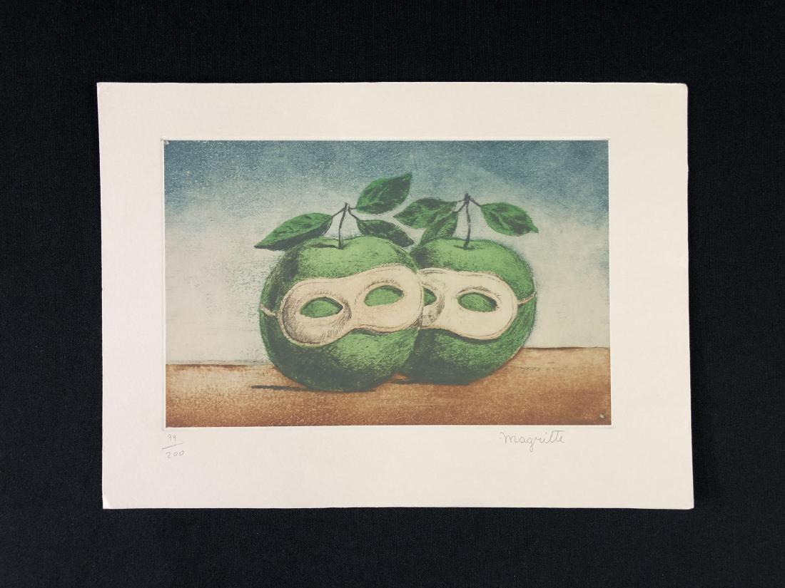 Rene Magritte (Belgian, 1898-1967) -- Hand Signed Fine (1 of 4)