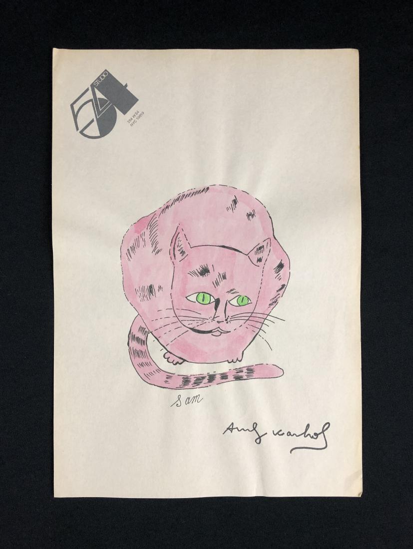 Andy Warhol (American, 1923-1987) -- Hand Drawn Mixed (1 of 4)