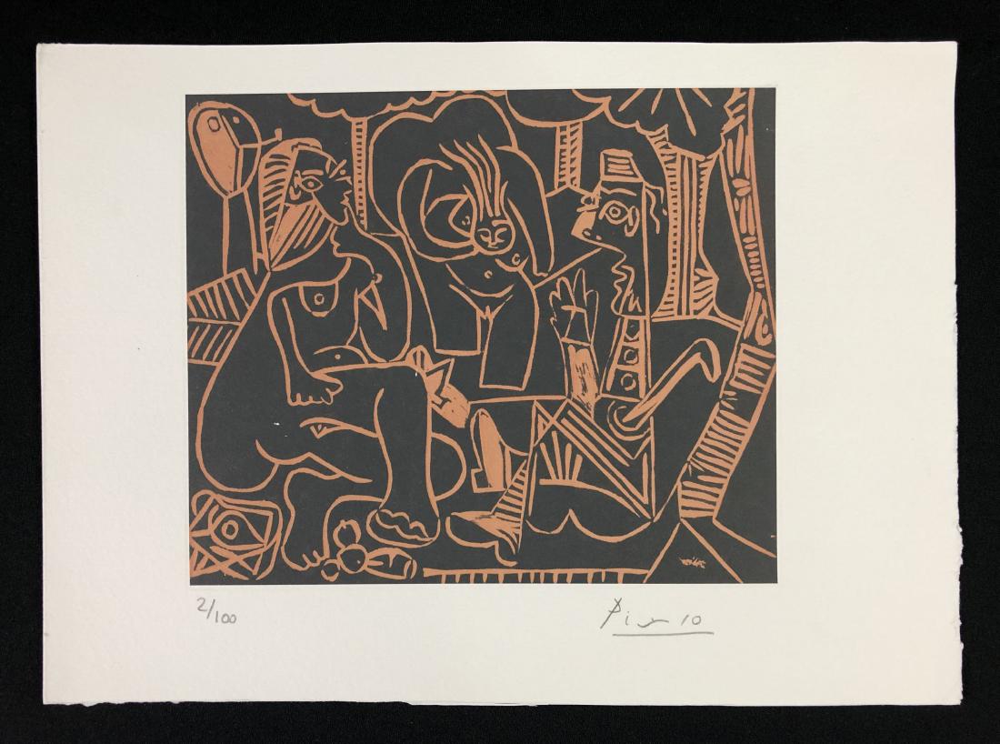 Pablo Picasso (Spanish, 1887-1973) -- Hand Signed Fine (1 of 4)