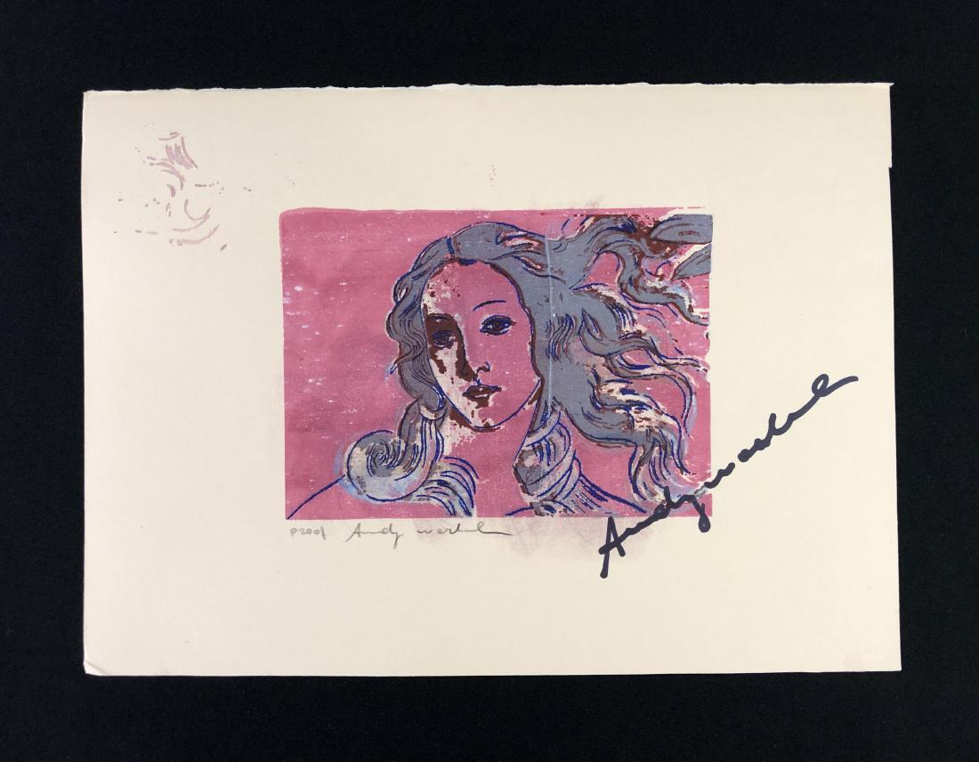 Andy Warhol (American, 1923-1987) -- Hand Signed Fine (1 of 6)