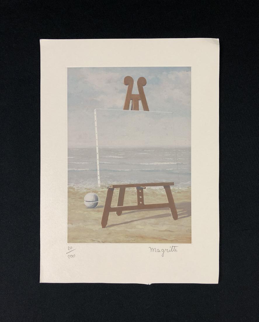Rene Magritte (Belgian, 1898-1967) -- Hand Signed Fine (1 of 4)