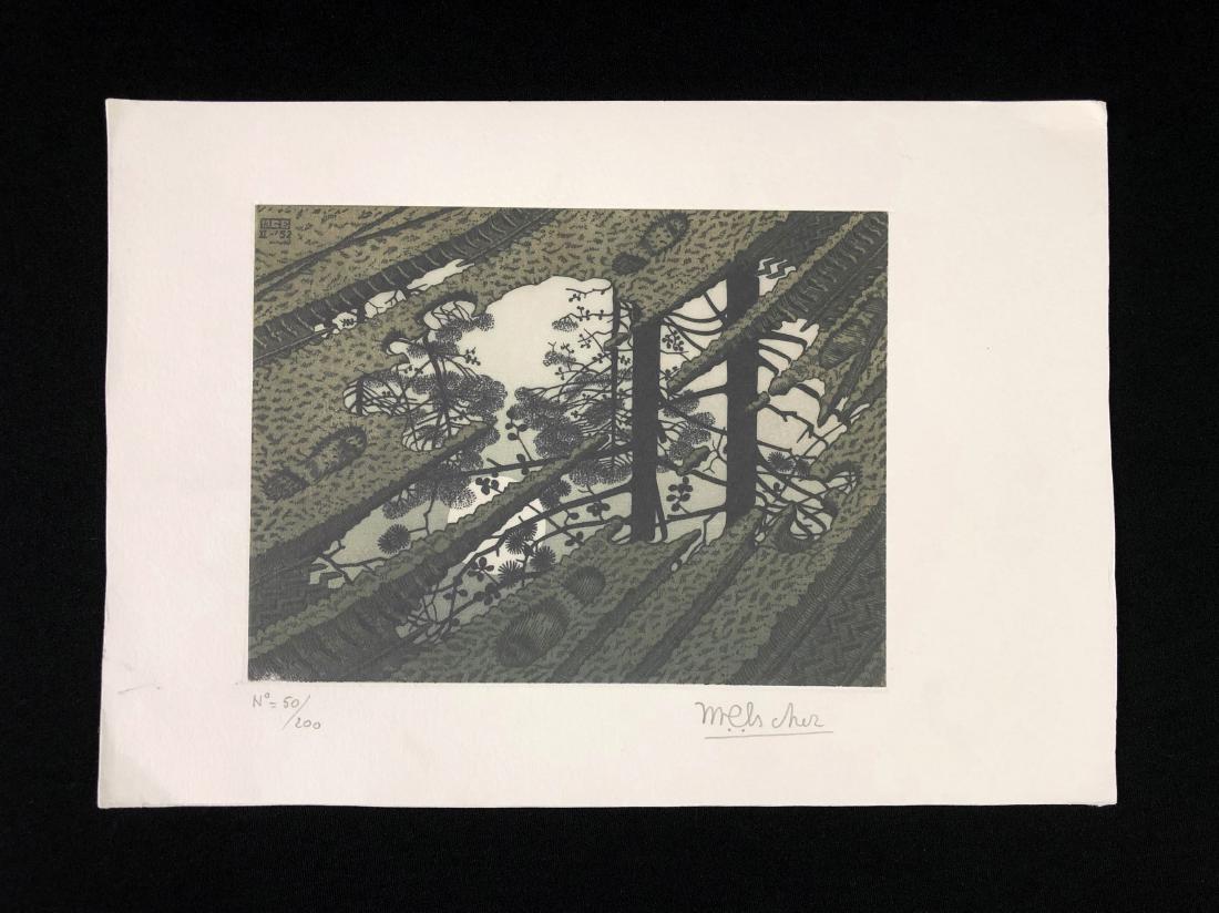 M.C. Escher (Dutch, 1898-1972) -- Hand Signed Fine Art (1 of 4)