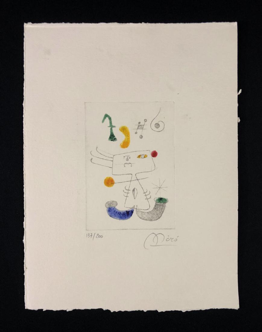 Joan Miro (Spanish, 1893-1983) -- Hand Signed Fine Art (1 of 5)