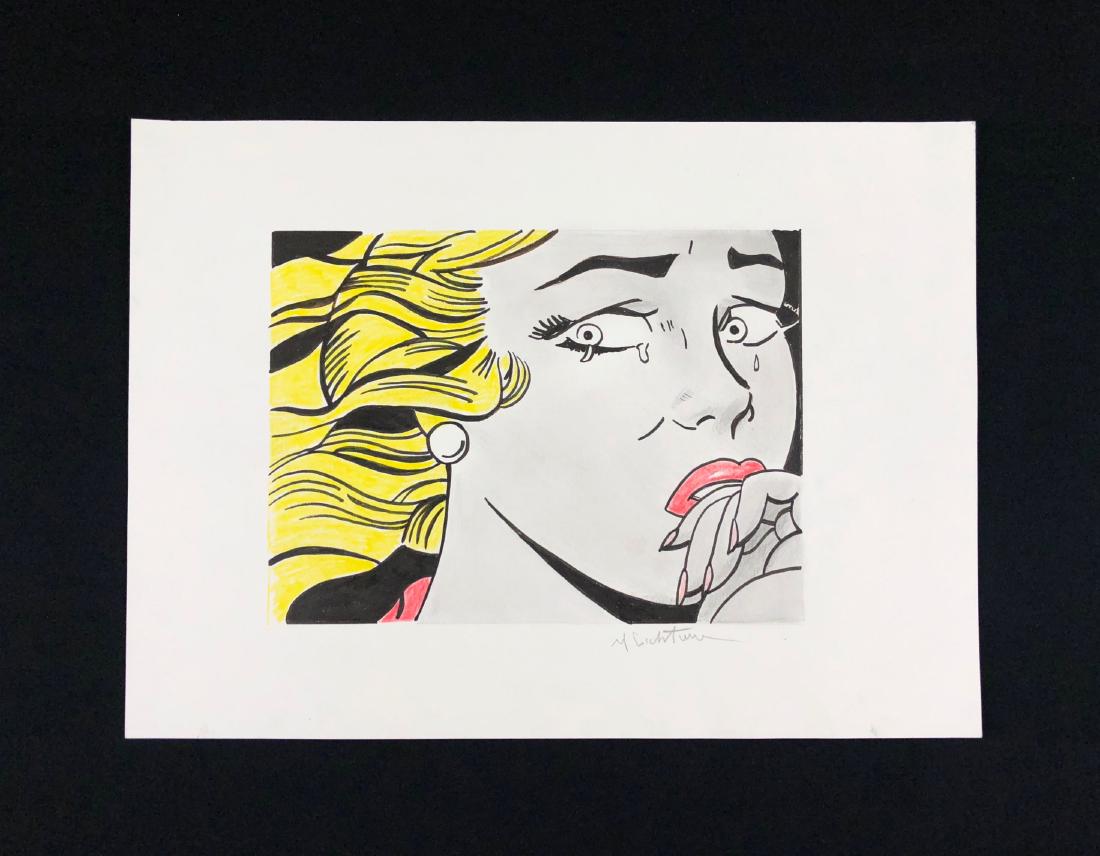 Roy Lichtenstein (American,1923-1997) -- Hand Drawn (1 of 4)