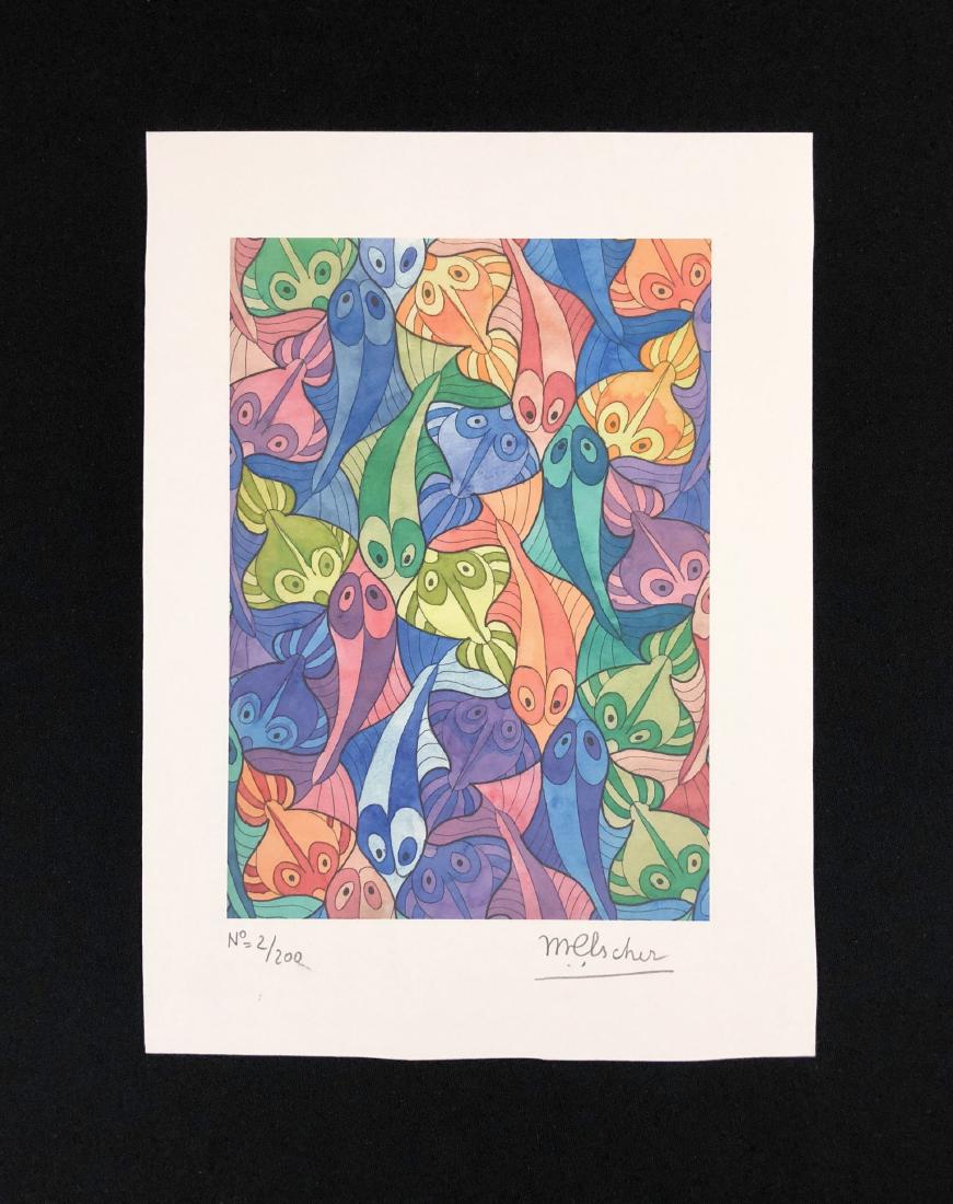 M.C. Escher (Dutch, 1898-1972) -- Hand Signed Op Art (1 of 5)