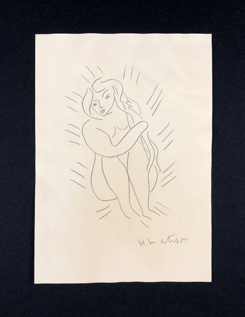Henri Matisse (French, 1869 -1954) -- Hand Drawn (1 of 4)