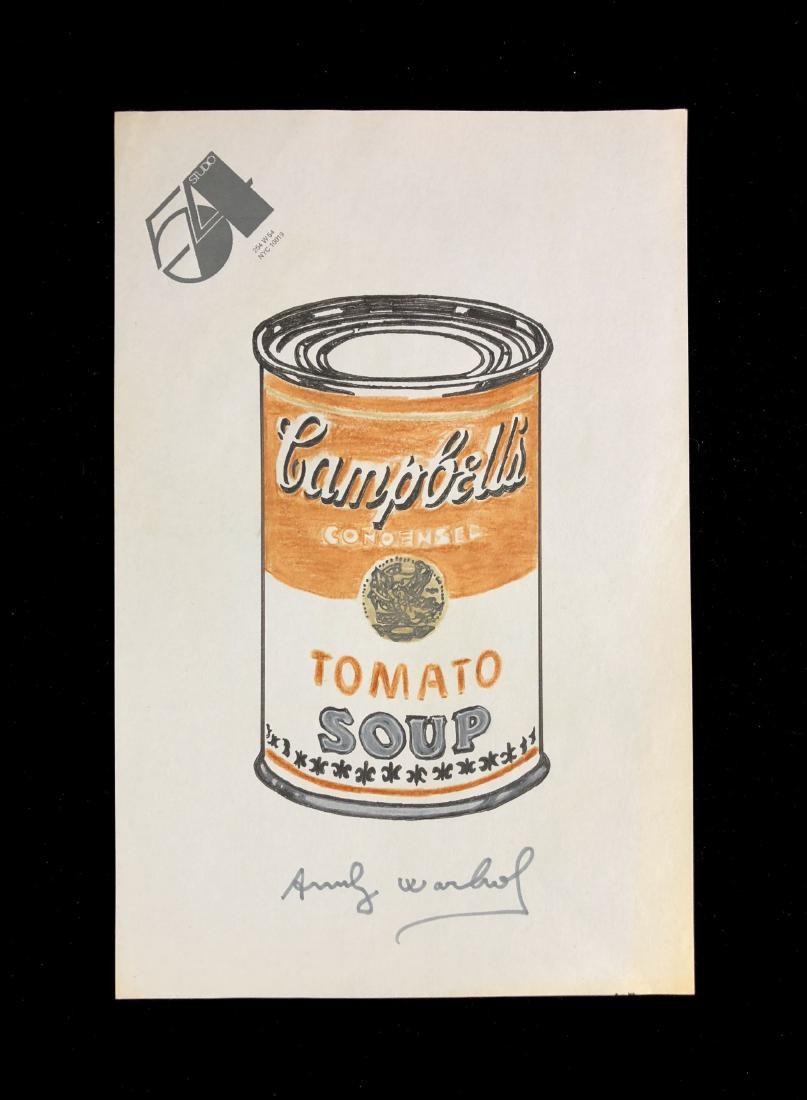 Andy Warhol (American, 1928-1987) -- Hand Drawn Mixed (1 of 3)
