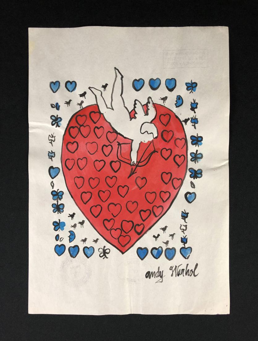 Andy Warhol (1928-1987) -- Hand Drawing - style of