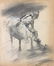 Edgar Degas (French, 1834 -1917) -- Graphite Drawing - 2