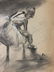 Edgar Degas (French, 1834 -1917) -- Graphite Drawing - 3