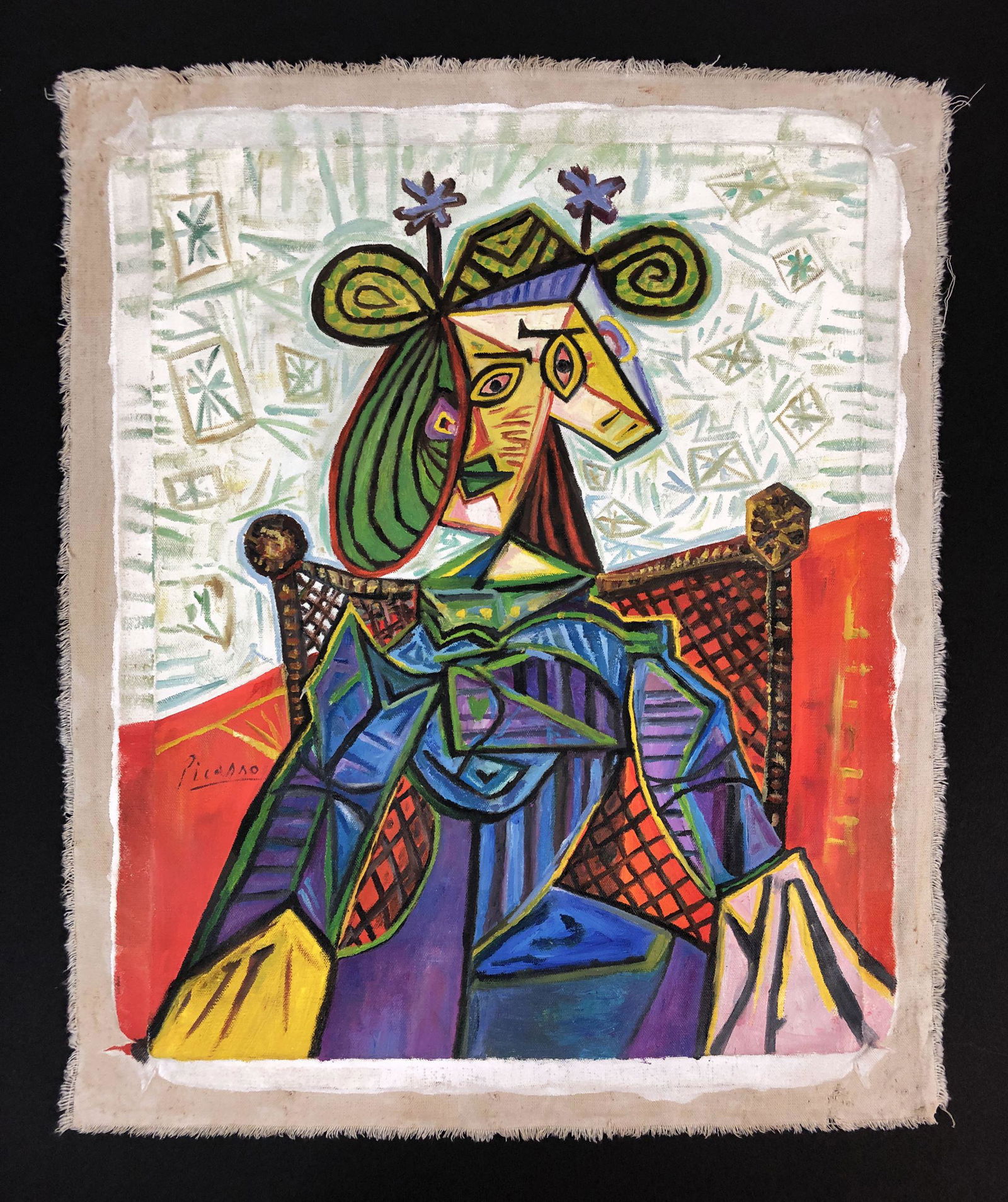 Pablo Picasso (1881 - 1973) - Oil on Canvas (1 of 7)