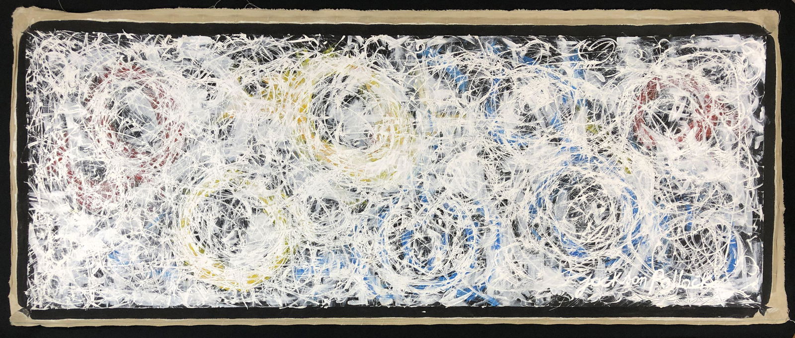 Jackson Pollock (1912 - 1956) -- Acrylic on Canvas (1 of 6)
